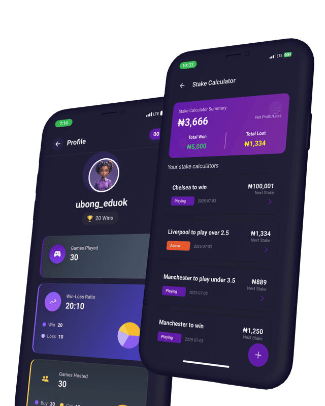 Stake Calculator Mockup