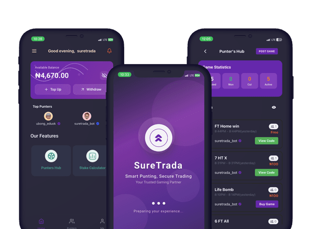 SureTrada App Mockup